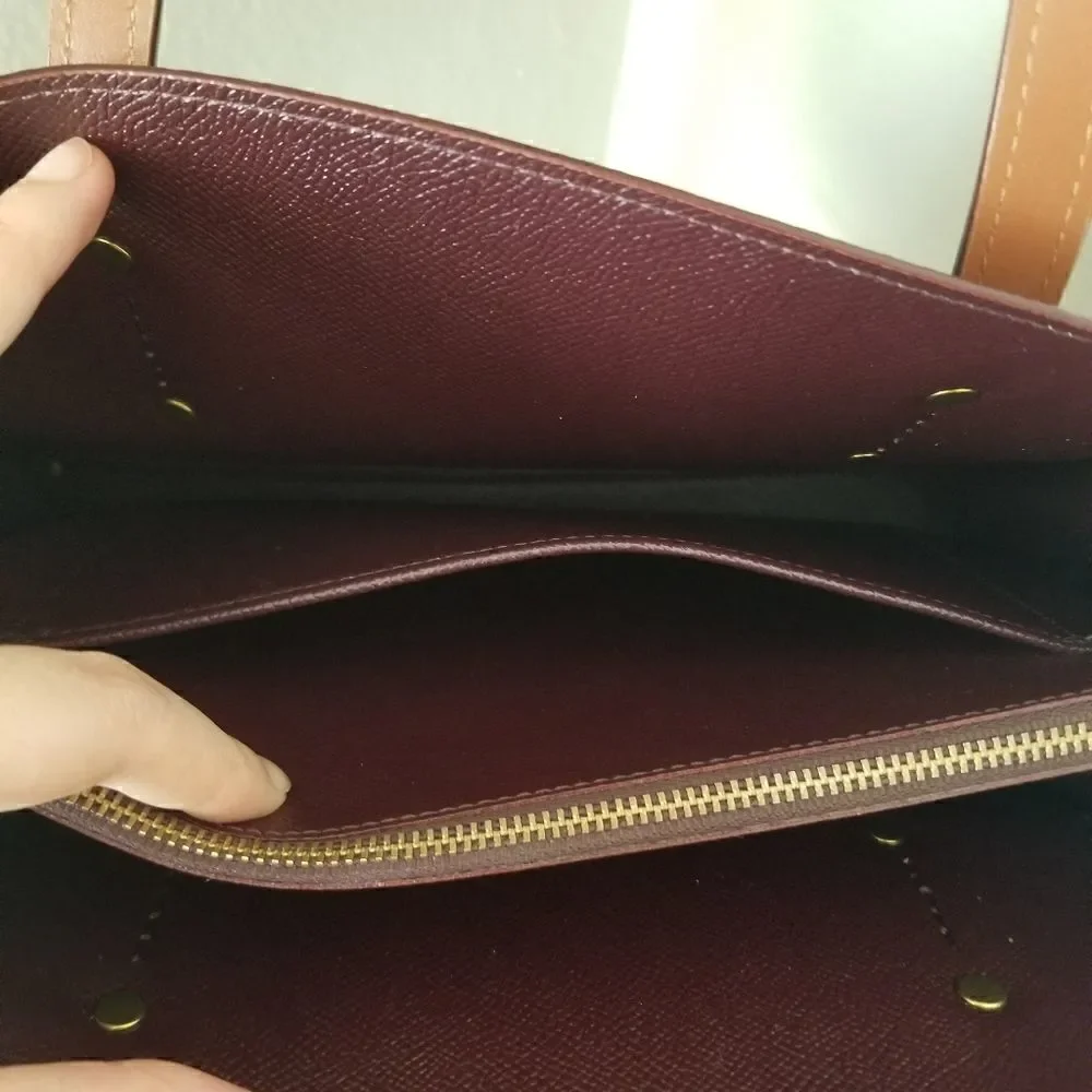 NWOT Coach Leather Tote